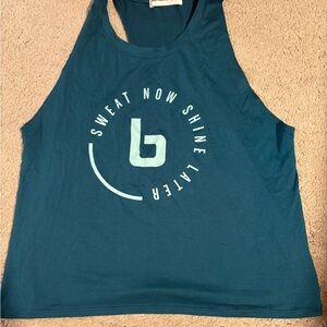 Teal Sleeveless Tank Top